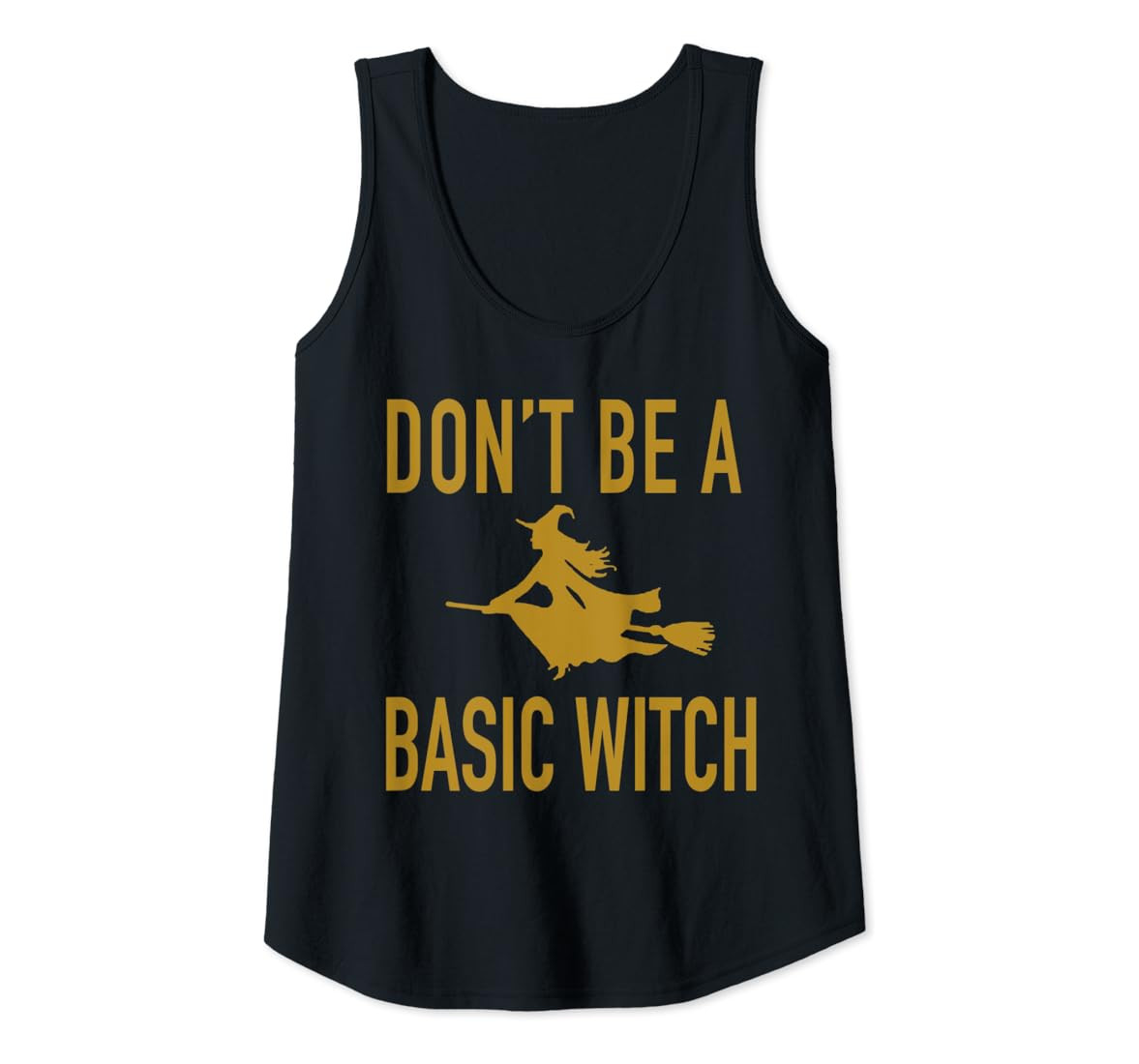 Don't Be A Basic Witch Middle Symbol Tank Top | Amazon (US)