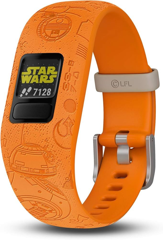 Garmin vivofit jr. 2, Kids Fitness/Activity Tracker, 1-Year Battery Life, Adjustable Band, Star W... | Amazon (US)