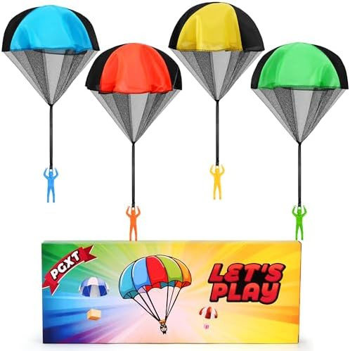 Parachute Toy for Kids, Outdoor Toys Flying Parachute Men, Inside & Outside Toys for or 3 4 5 6 7... | Amazon (US)