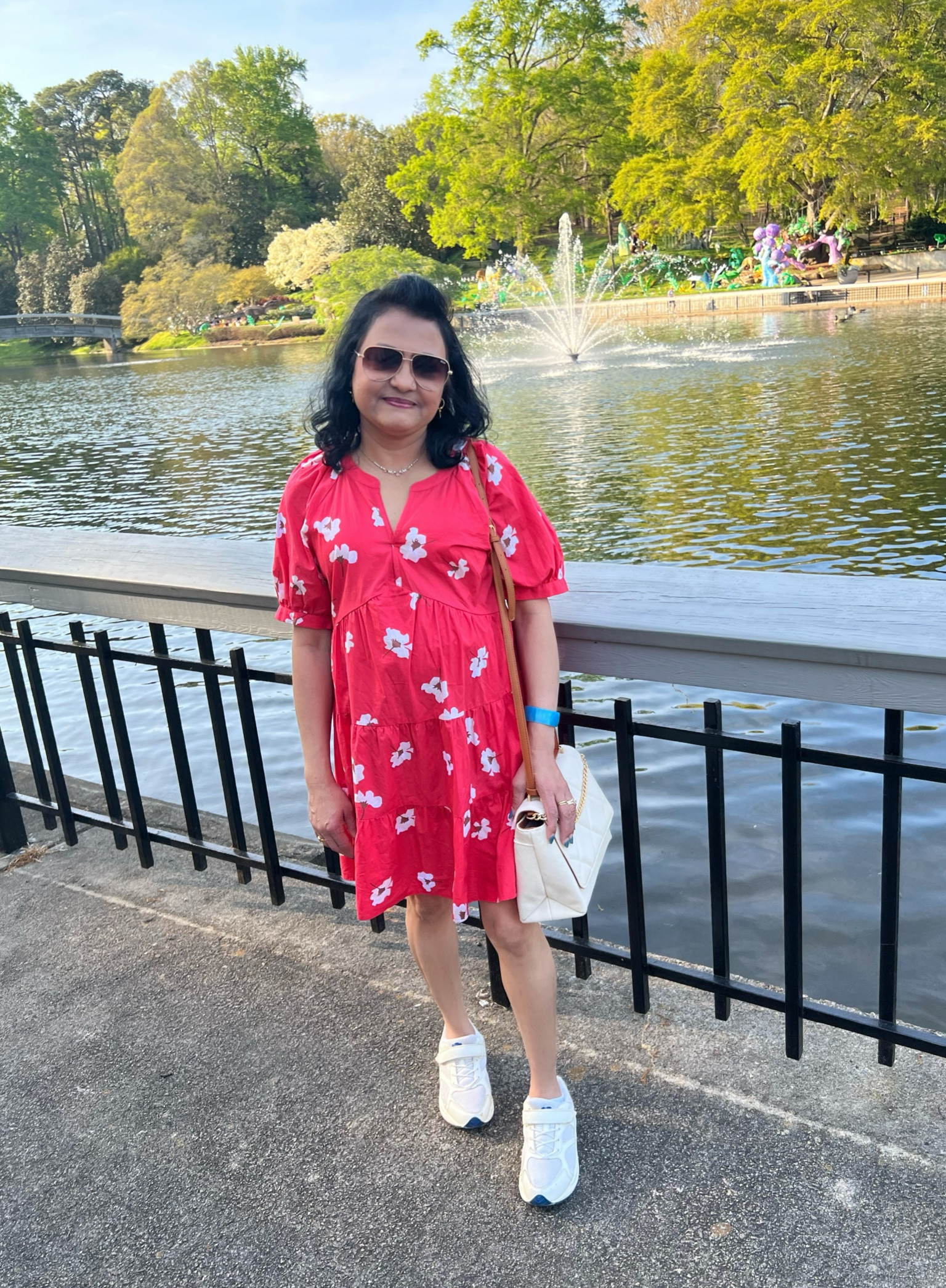 Because my mom is too cute! #targetdress #momstyle #springdress target flattering bump friendly spring raleigh park quay sunglasses shoulder purse 

#LTKunder50 #LTKtravel #LTKfamily
