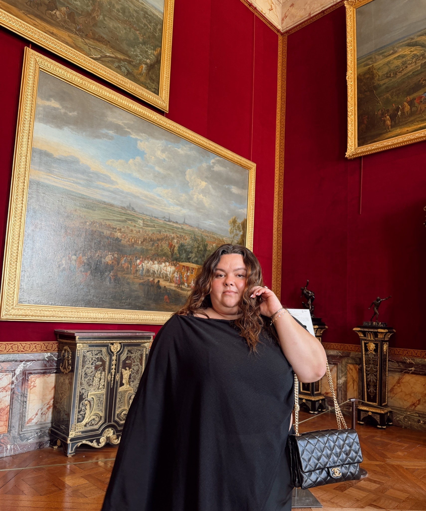 plus size outfit I wore to the palace of Versailles in Paris, France 
- black shawl @ASOS  size 20 
- black pants Amazon size 20 ￼

#LTKPetite #LTKMidsize #LTKPlusSize