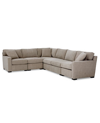 Furniture Radley 5-Pc. Fabric Sectional Sofa, Created for Macy's - Macy's | Macys (US)