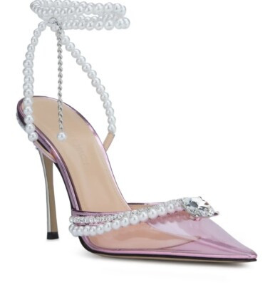 MACH &MACH Diamond of Elizabeth Imitation Pearl Pointed Toe Pumps Size 37 EU | eBay | eBay US