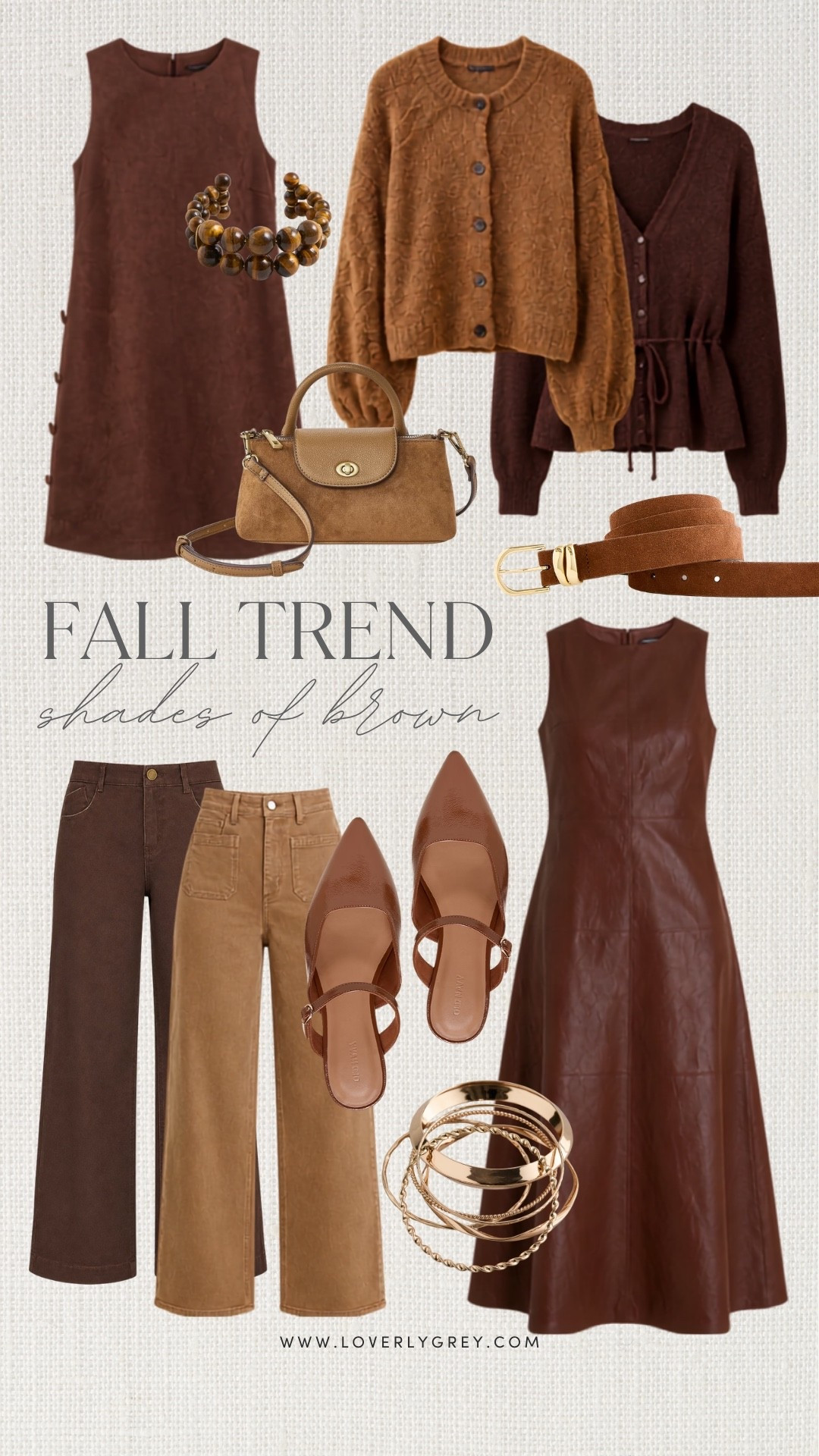 Brown is having a major moment for fall! Chocolate brown, camel and caramel pieces make it easy to build tonal fall outfits with suede textures, wide leg pants, dresses and warm gold accessories.

#LTKSeasonal #LTKWorkwear