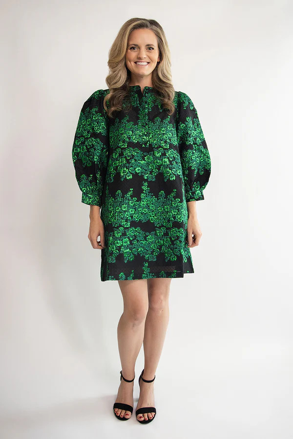 Jacquard Syani Shift Mini Dress | Edit No. 5 Boutique