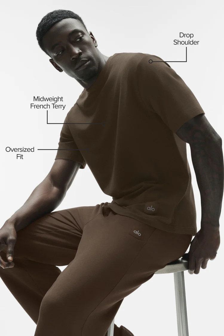 Double Take Short Sleeve - Espresso | Alo Yoga