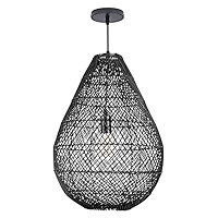 Arturesthome Woven Pendant Light for Kitchen Island, Farmhouse Rustic Rattan Drum Hanging Ceiling... | Amazon (US)