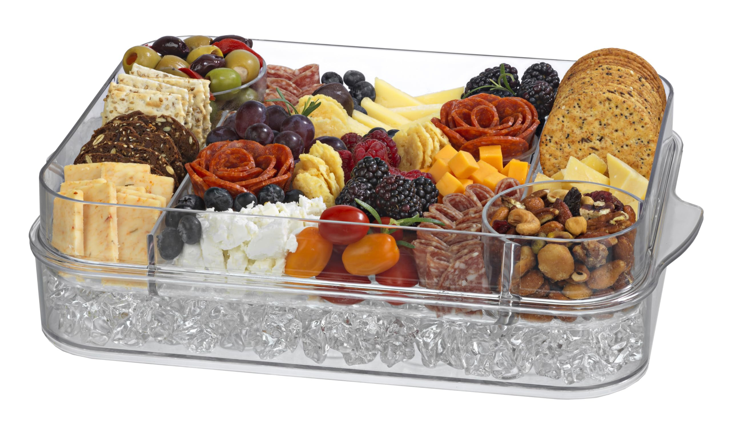 Prodyne Charcuterie On Ice & Deviled Eggs On Ice Platter 2 Piece Serveware Set | Amazon (US)