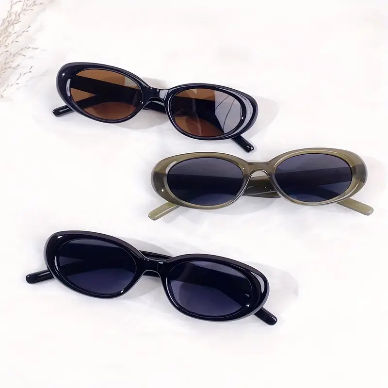 Retro Oval Sunglasses For Women Men 90s Vintage Jelly Color Sun Shades For Beach Party Travel - T... | Temu Affiliate Program