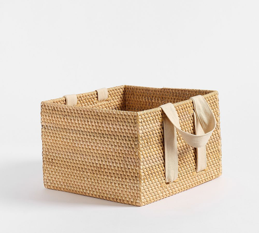 Sconset Basket, Large Square Utility | Pottery Barn (US)