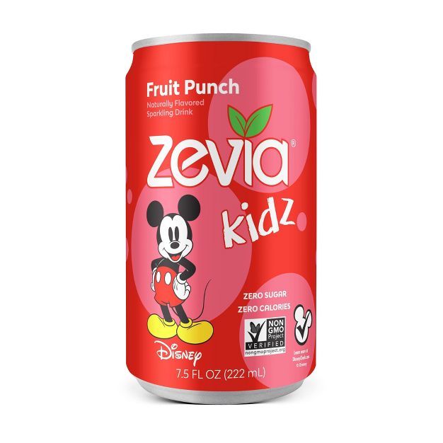 Zevia Kidz Fruit Punch Zero Calorie Soda - 6pk/7.5 fl oz Cans | Target