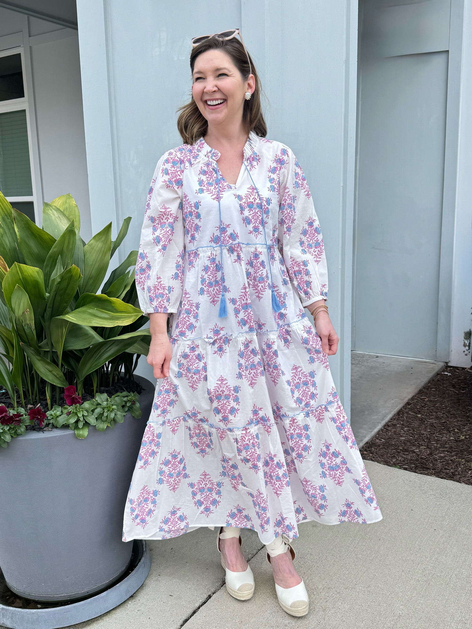 Mud Pie maxi dress

AlwaysAgnes wearing a small. 

Code AGNES15 on your entire Mud Pie order! 

Baby shower dress, brunch dress, spring church dress 

#LTKFindsUnder100 #LTKOver40 #LTKStyleTip
