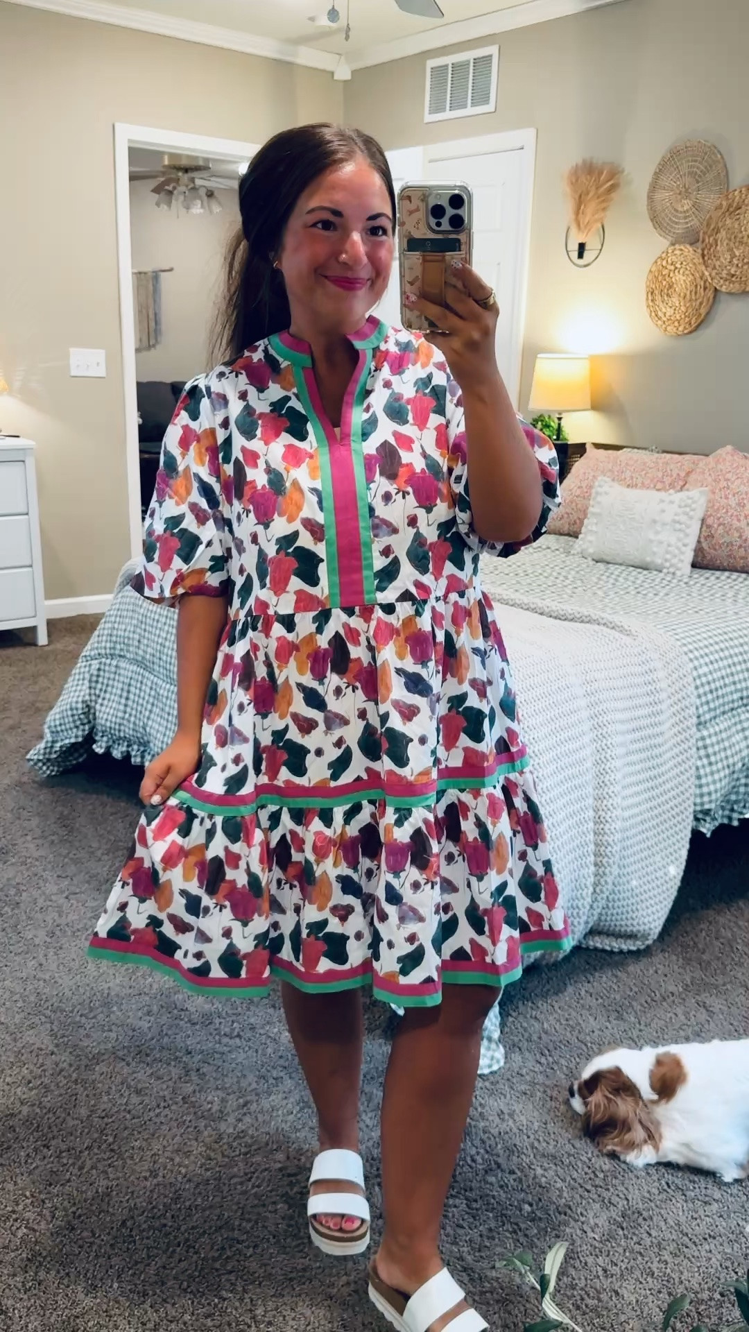 This colorful Amazon dress was made for brightening up a school day! 🌸📚 The fun print and contrasting trim are so darling, and the flowy fit makes it comfortable enough to wear from the first bell to the last! ✏️🍎💗


sandals: fit true to size // wearing a 5
dress: fits true to size // wearing a large 

 #LTKootd #LTKMidsize #LTKWorkwear