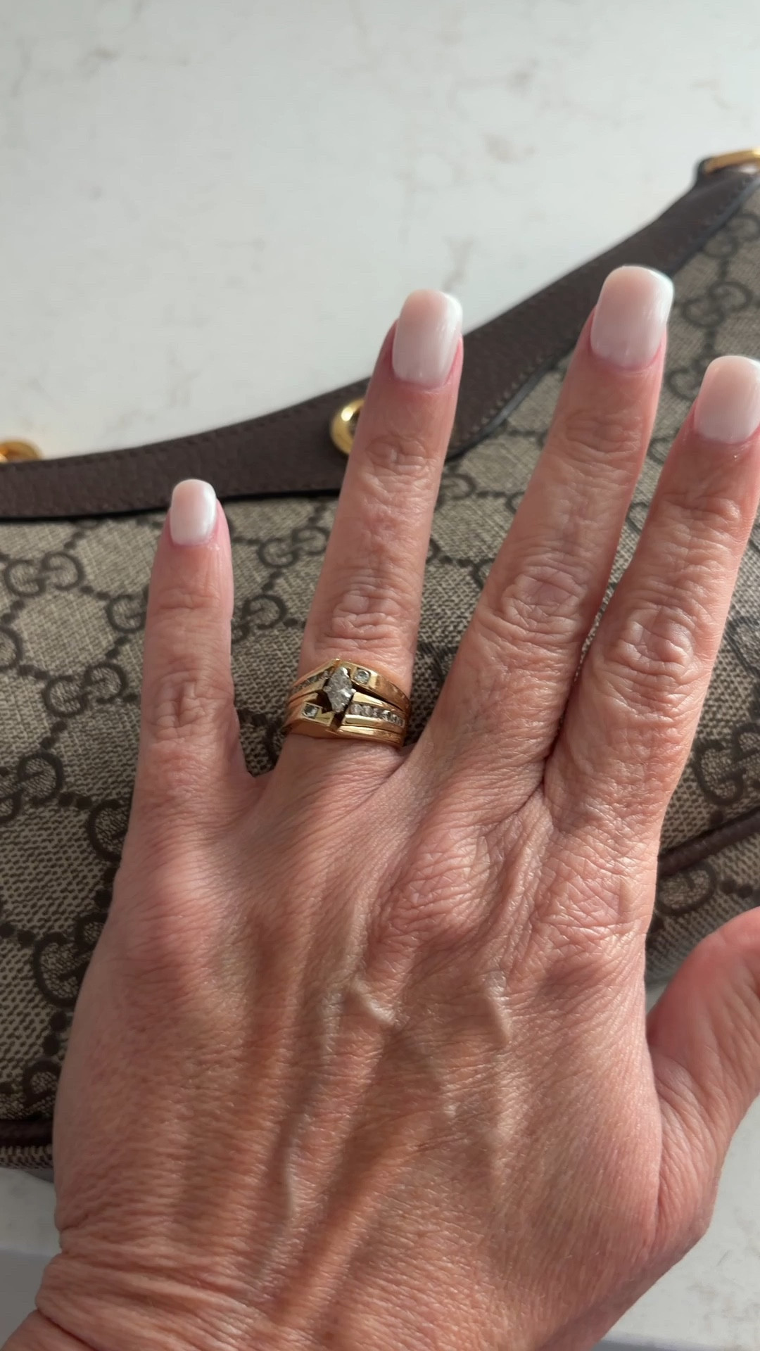 New nails ✨💅

Went with a white gel base + pearl gel overcoat + chrome powder effect and I’m obsessed… still neutral but with a little extra 😏

Wearing the same Vuori ootd (linked!) and added my Gucci Ophidia to finish it off.

Sometimes a little switch up is all you need 🤍

Everything linked in my LTK.


#LTKStyle #NailInspo #Vuori #Gucci #LTKFinds

#LTKOver40 #LTKselfcare #LTKdayinmylife