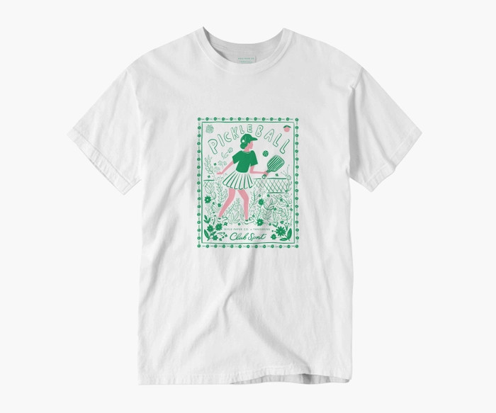 Pickleball Crewneck T-Shirt | Rifle Paper Co.