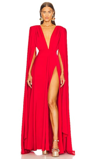 x REVOLVE Thomas Gown in Red | Revolve Clothing (Global)