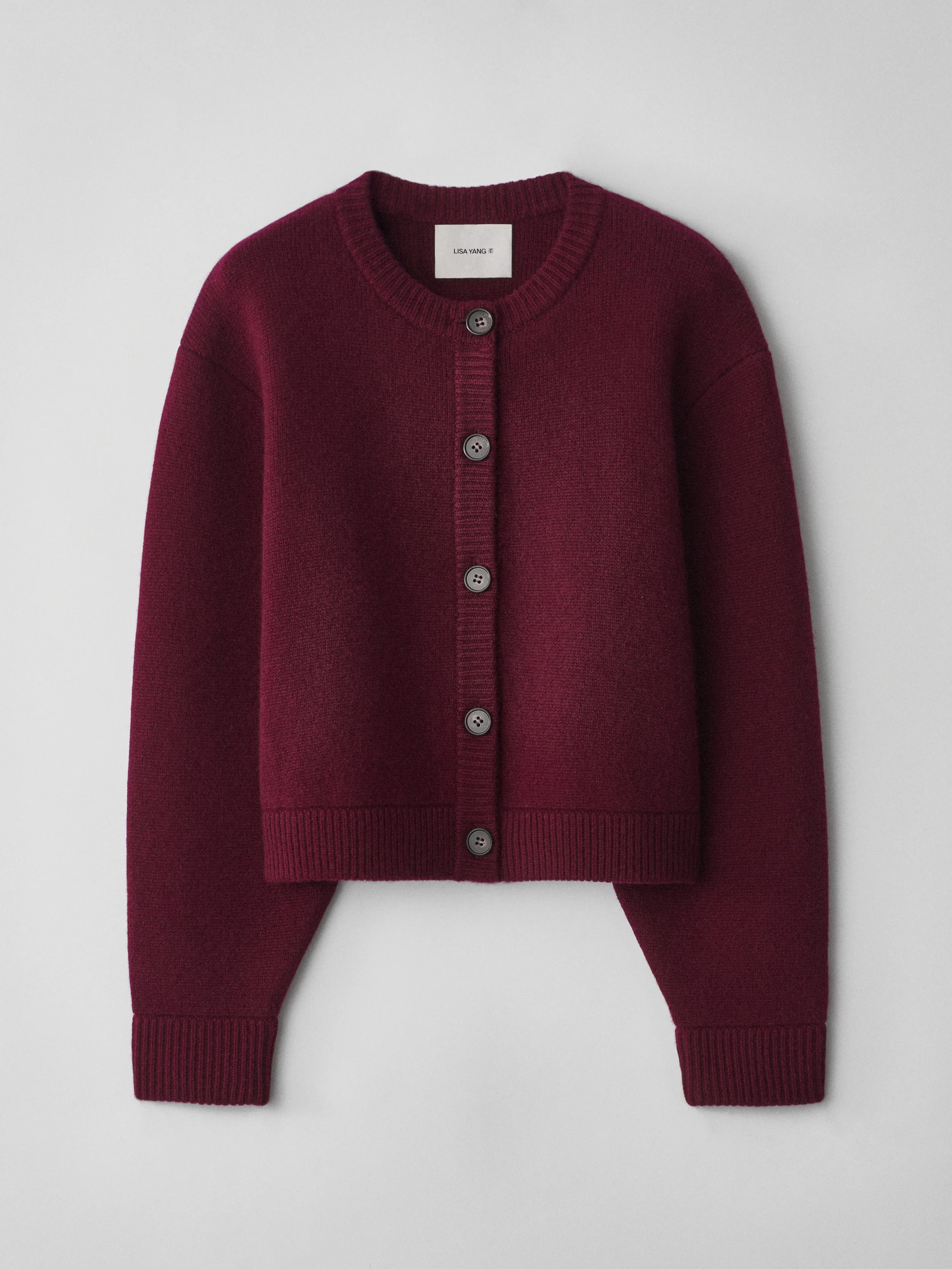 Emmylou Cardigan Jacket Dark Oak | Cashmere | LISA YANG | LISA YANG