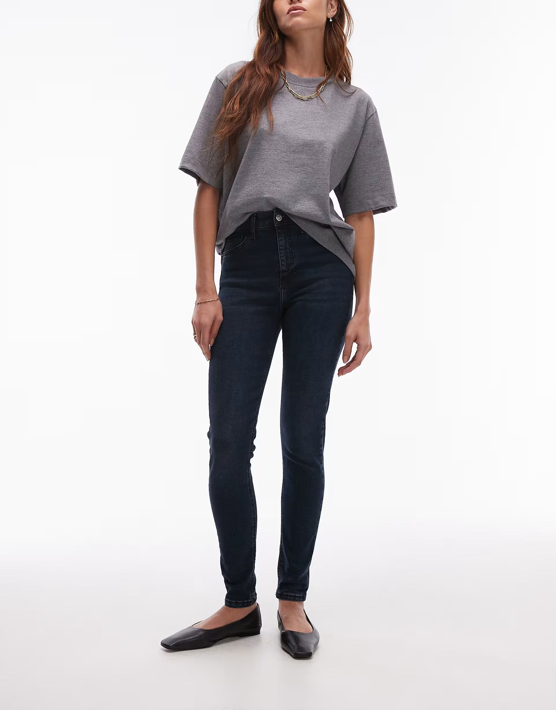 Topshop – Jamie – Jeans in Blauschwarz | ASOS (Global)