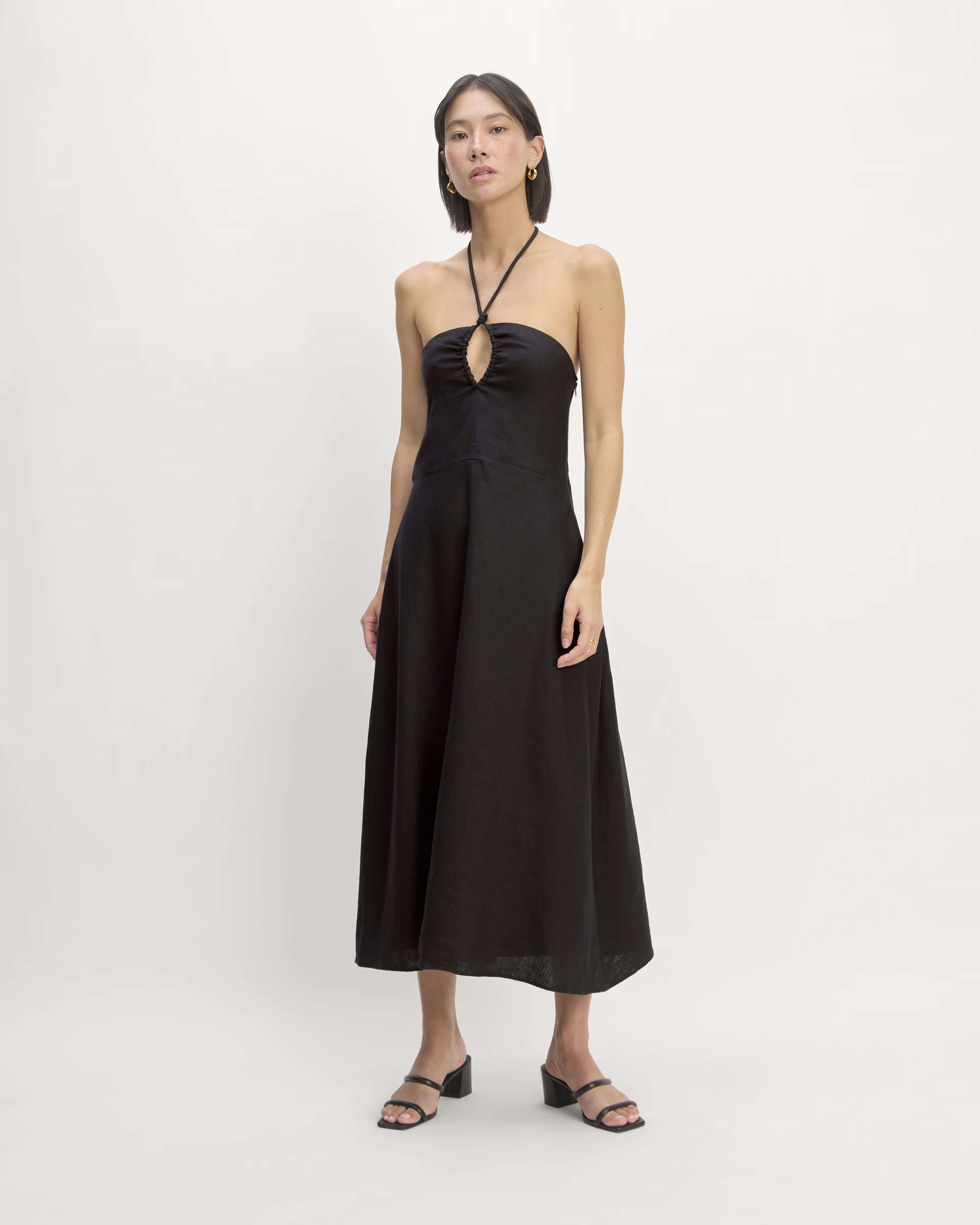 The Linen Halter-Neck Dress | Everlane