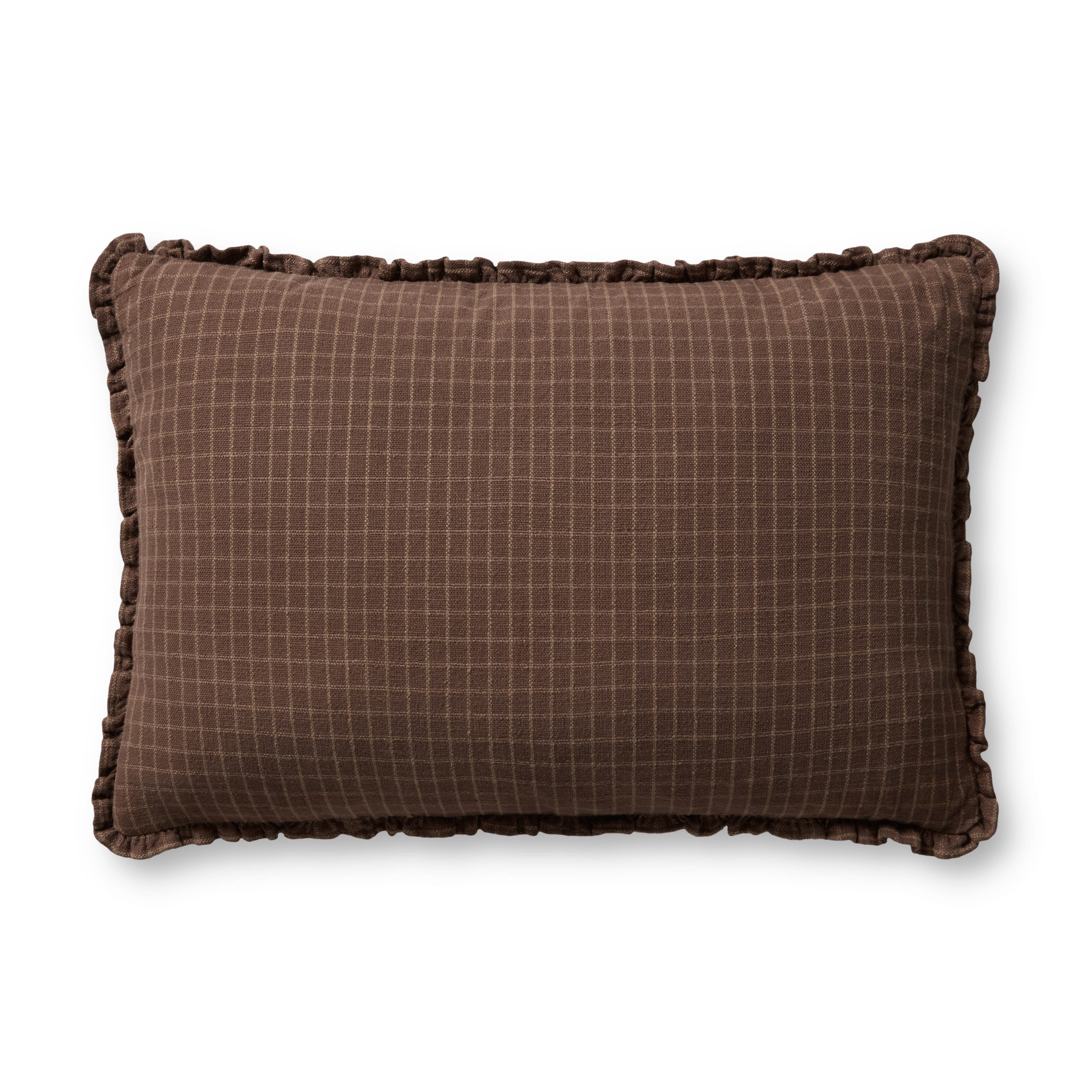 Chris Loves Julia x Loloi Dinah Chocolate / Latte 16'' x 26'' Decorative Pillow | Walmart (US)