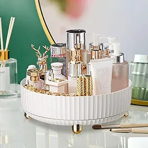 TagRecove Makeup Perfume Organizer Cosmetic Tray, 360 Degree Rotating Makeup Organizer, Lazy Susa... | Amazon (US)