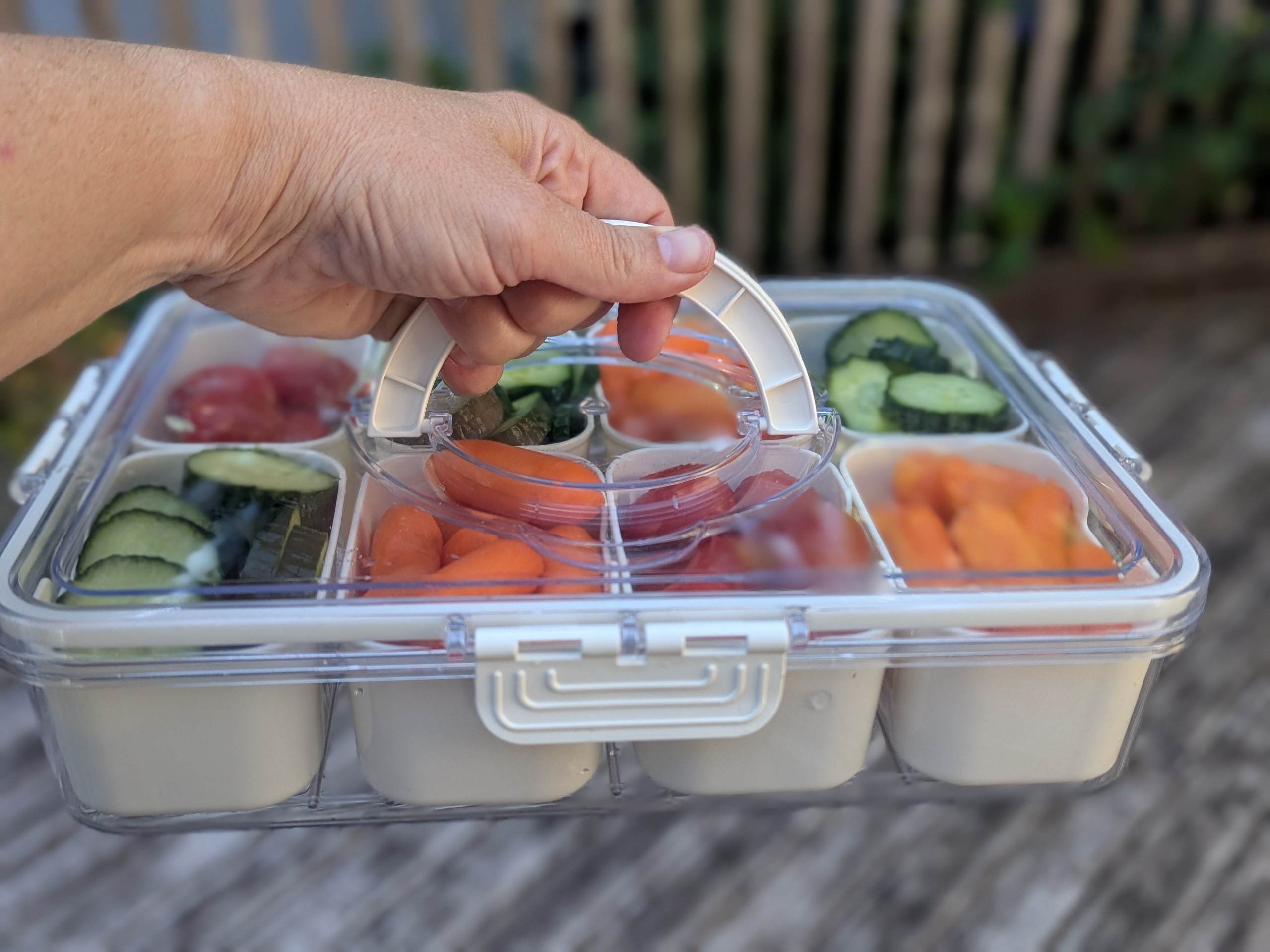 I love the snackle box - it's so nice to have everything in individual compartments to keep the items separated & all the produce stays clean & not mushed all together. 

I love this for fruit, veggies, cheese & crackers & candy bars. 

It's also great for picnics or lunch or snacks on the go!

Do you have a snackle box - what do you use it for?

I have the first photo shown, but these are all very similar & all are under twenty dollars

 

 #LTKHome #LTKKids #LTKFamily