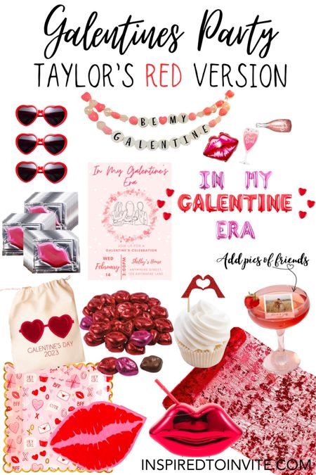 Galentine’s Party Taylor Swift Red Version #taylorswiftparty #galentinesparty #swiftieparty #swiftiegalentines

#LTKparties