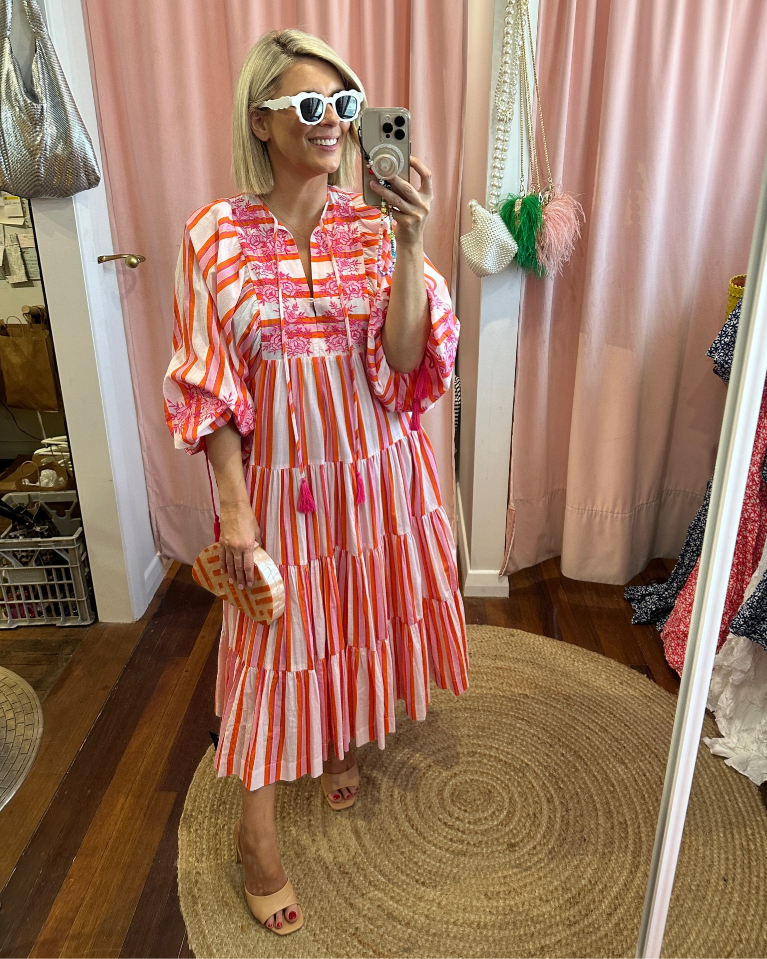 Leaning heavily into a boho vibe for summer and this lightweight 100% cotton voile dress ticks so many boxes with its relaxed shape trimmed with complimentary embroidery reminiscent of traditional folk illustrations.
I’m a size small  

#LTKstyletip #LTKover40 #LTKaustralia