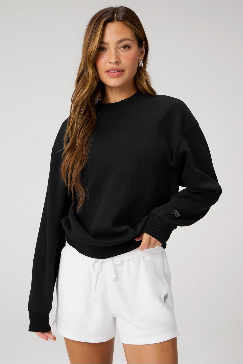 Cozy Fleece Crew Neck Sweatshirt | Fabletics