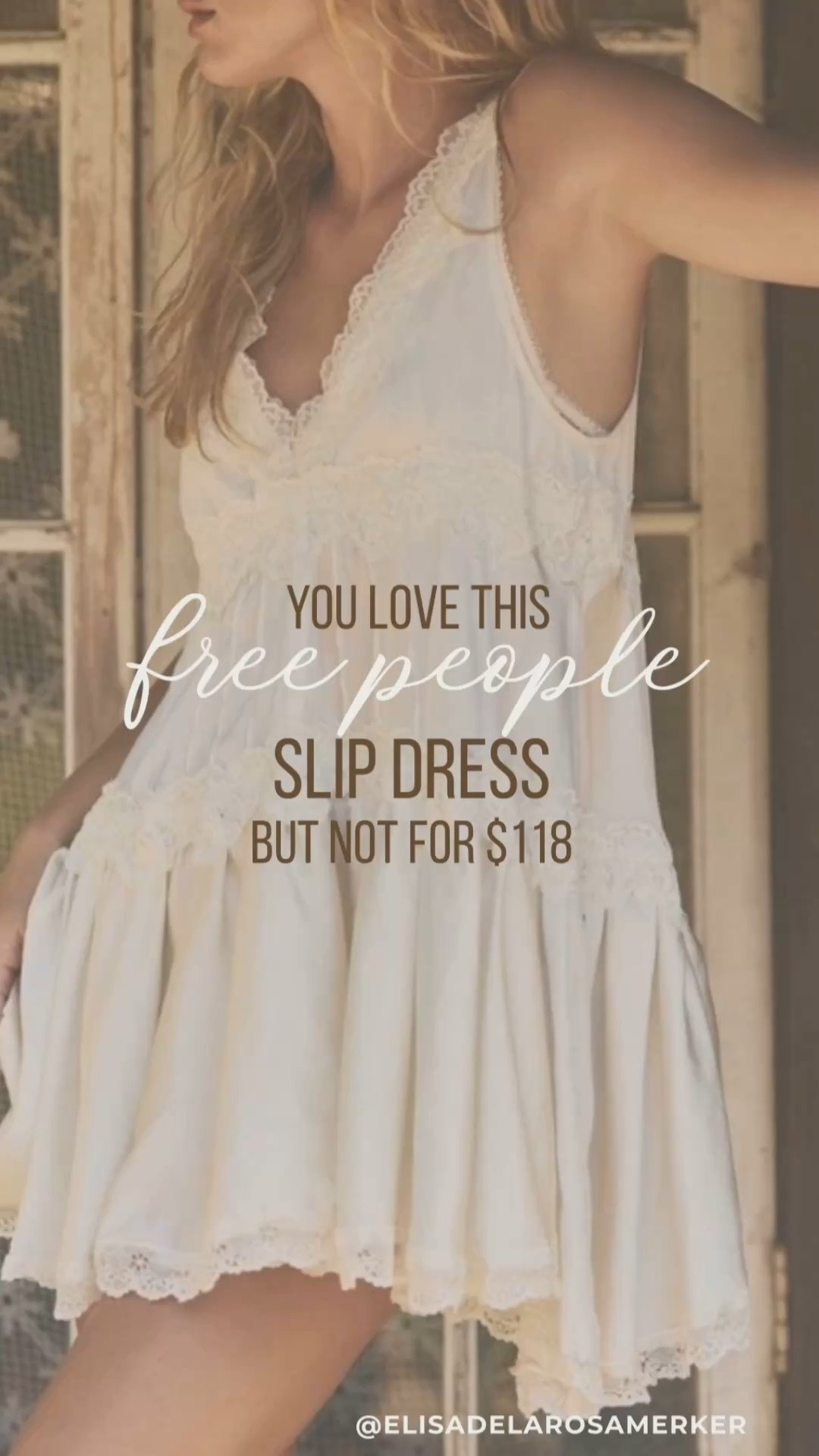 We all love a romantic lace slip dress…
just not always the $118 price tag 🤍

I found a beautiful Amazon version for $21 that gives the same soft, layered, Free People–inspired feel. Perfect under chunky knits, oversized cardigans, or styled on its own.

If you’ve been eyeing this style, this is your sign ✨

Comment SLIP and I’ll send you the $21 link.

#LaceSlipDress #FreePeopleInspired #AffordableStyle #AmazonFashionFinds #LayeringPiece #RomanticStyle #LuxuryForLess #EverydayStyle #LTKFinds