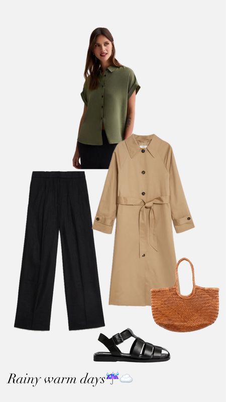 Rainy warm summer days
Back out with the trench coats☔️
I like this M&S one as it’s light so not too warm
Linen trousers size 14
Trench coat size 14

#LTKsummer #LTKstyletip #LTKover50style