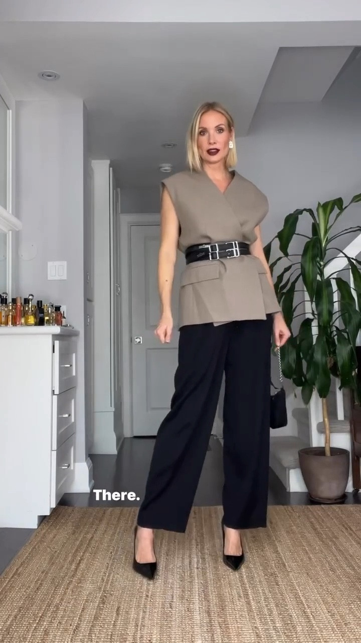 help me pick? option 1 or 2 for a holiday dinner with cosstores

vest cosstores / belt hm / trousers cosstores / heels alexandrevauthier / leather trousers mylamarque / earrings mignonnegavigan / luminizer diorbeauty in coral lumière / gloss armanibeauty in primsa glass 7 / lipstick guerlain x emiliopucci in 45 marmo twist satin

#LTKWatchNow #LTKGiftGuide #LTKHoliday