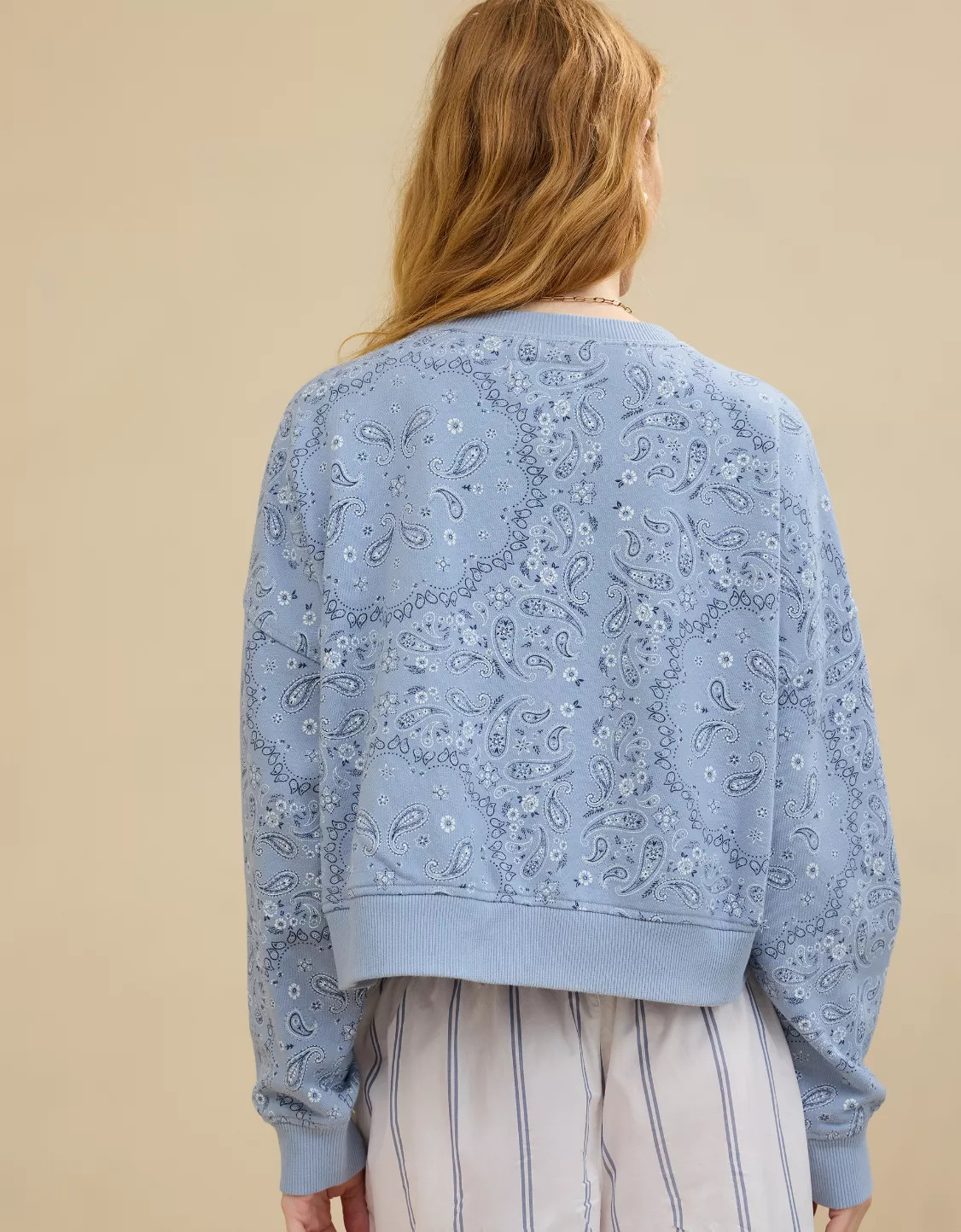 Aerie Take It Easy Crew Sweatshirt | Aerie