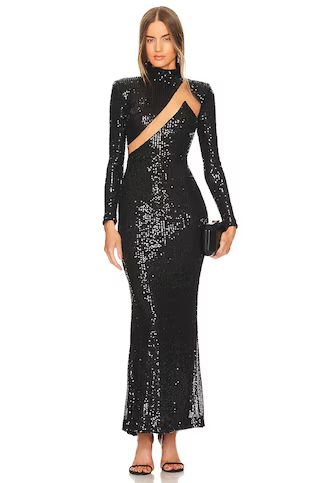 Michael Costello x REVOLVE Houston Gown in Black from Revolve.com | Revolve Clothing (Global)