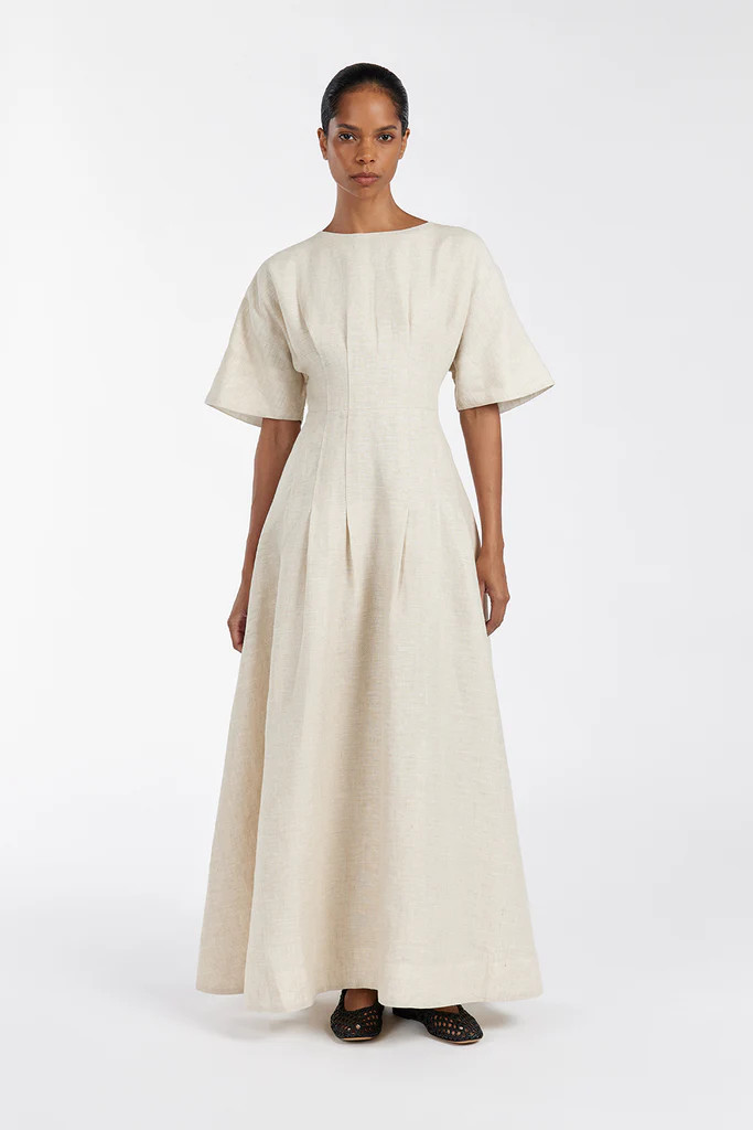 RAF NATURAL BOATNECK MIDI DRESS | DISSH