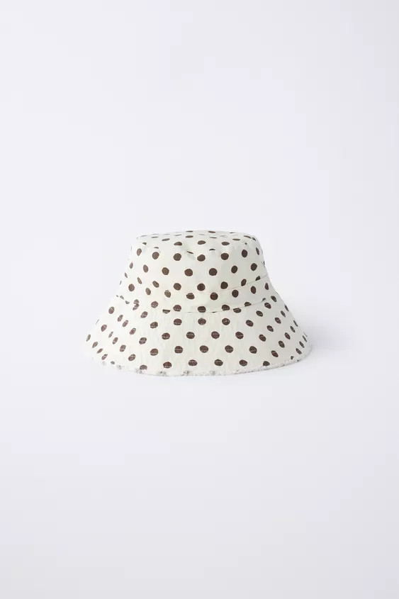 POLKA DOT BUCKET HAT | Zara US