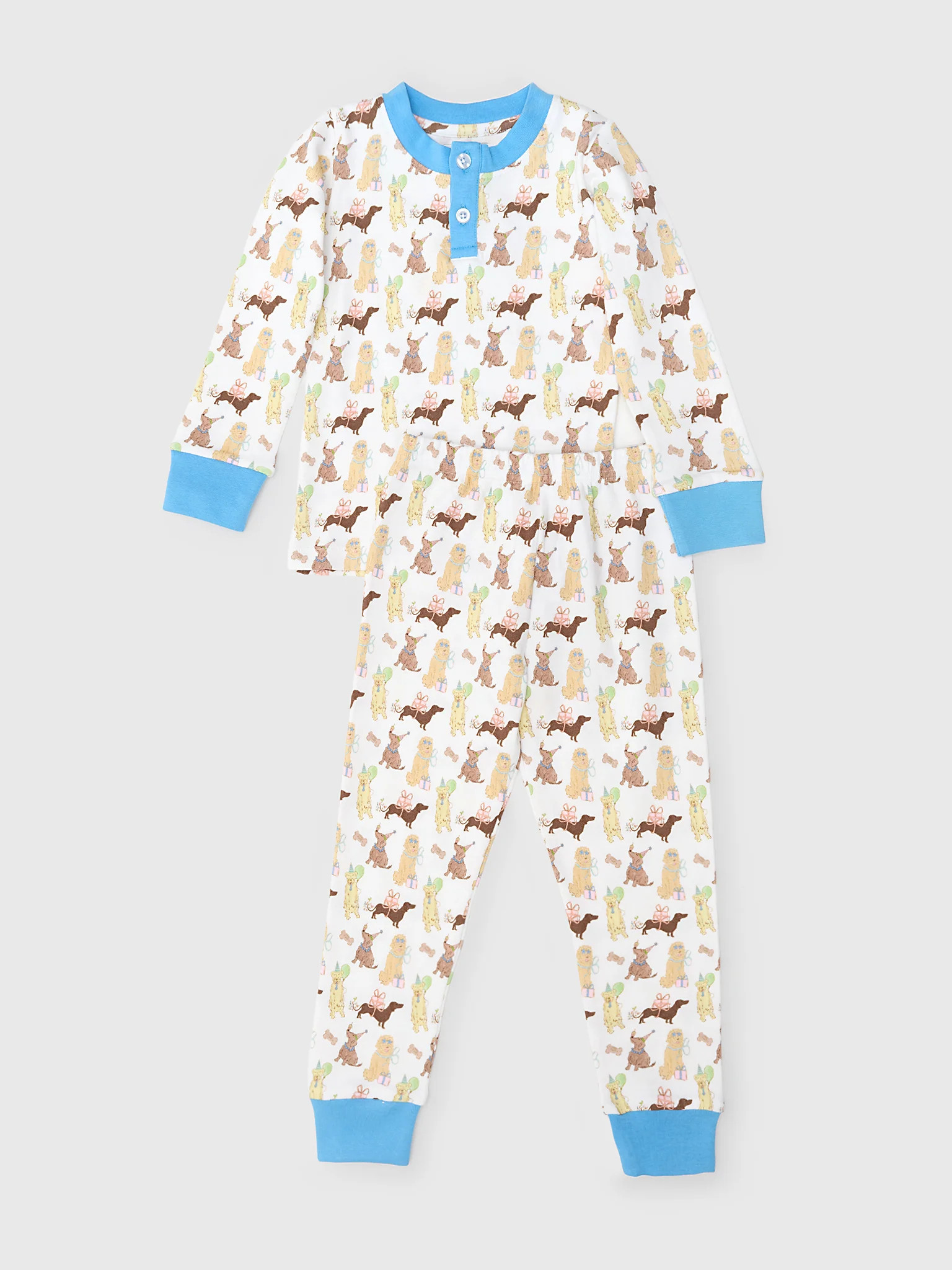 Little Paper Kids Kids' Morgan Pajama Set | Saint Bernard