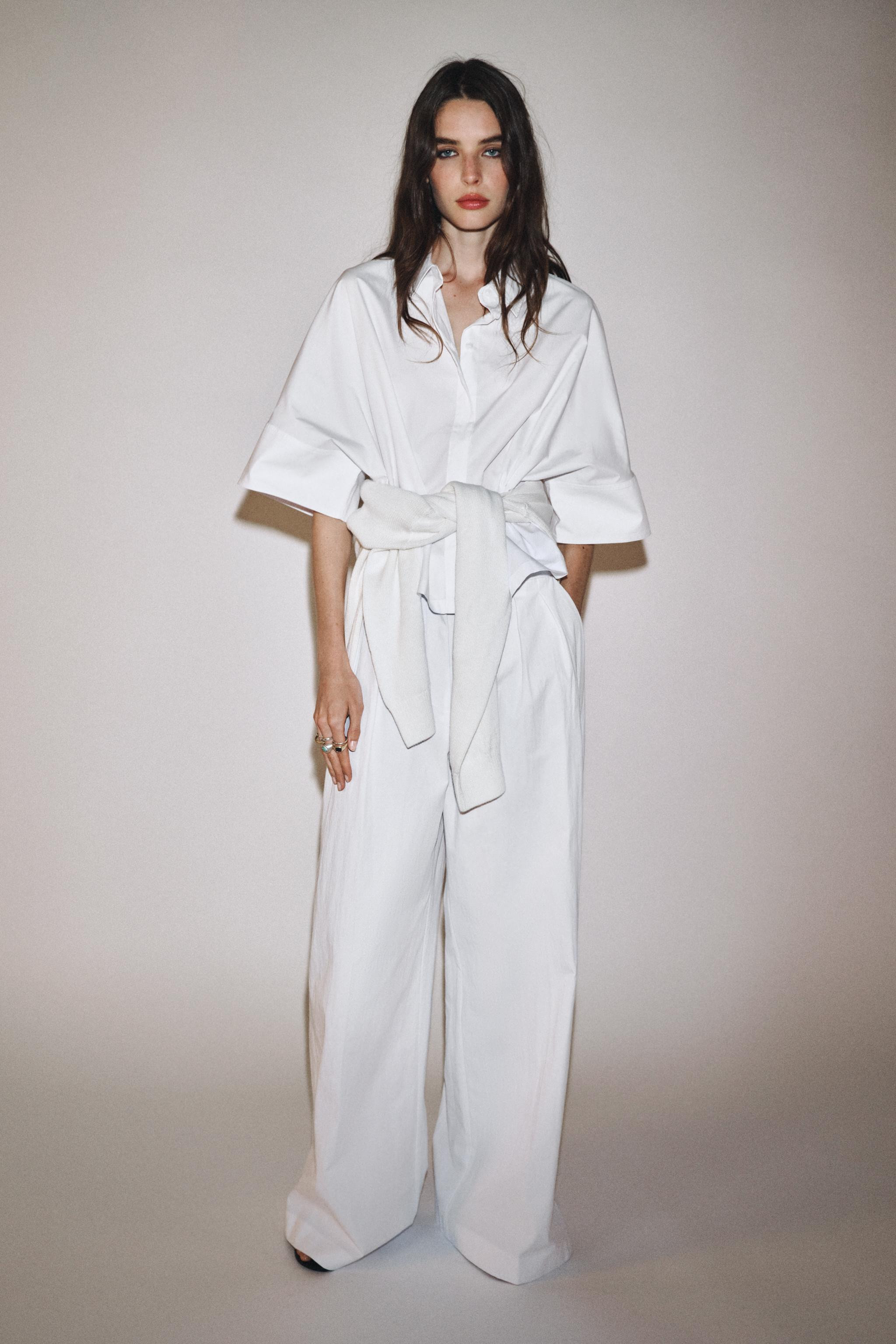 ZW COLLECTION POPLIN SHIRT | Zara US