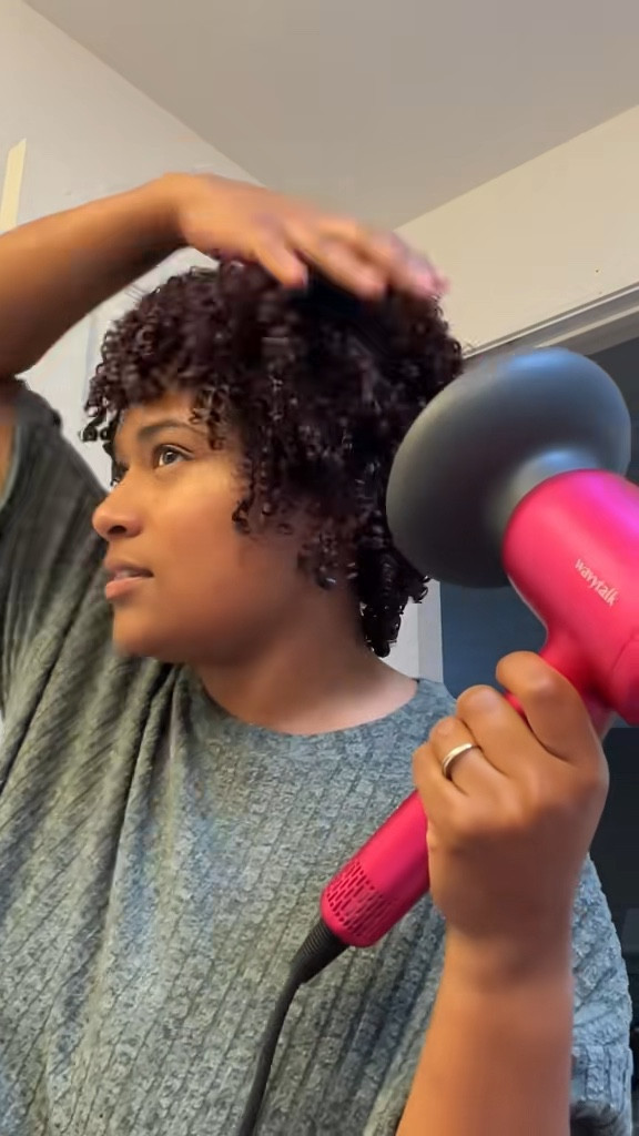Can the WavyTalk high speed blow dryer get my curly hair dried in time for me to catch my flight?? 
 
#naturalhair #curlyhair #blowdryer #wavytalk 



#LTKBeauty #LTKFindsUnder100