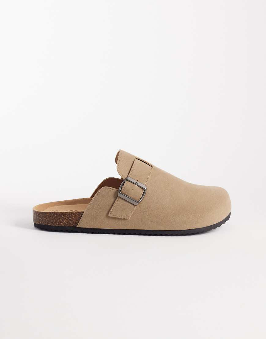SEQWL Soda clogs in taupe-Neutral | ASOS (Global)
