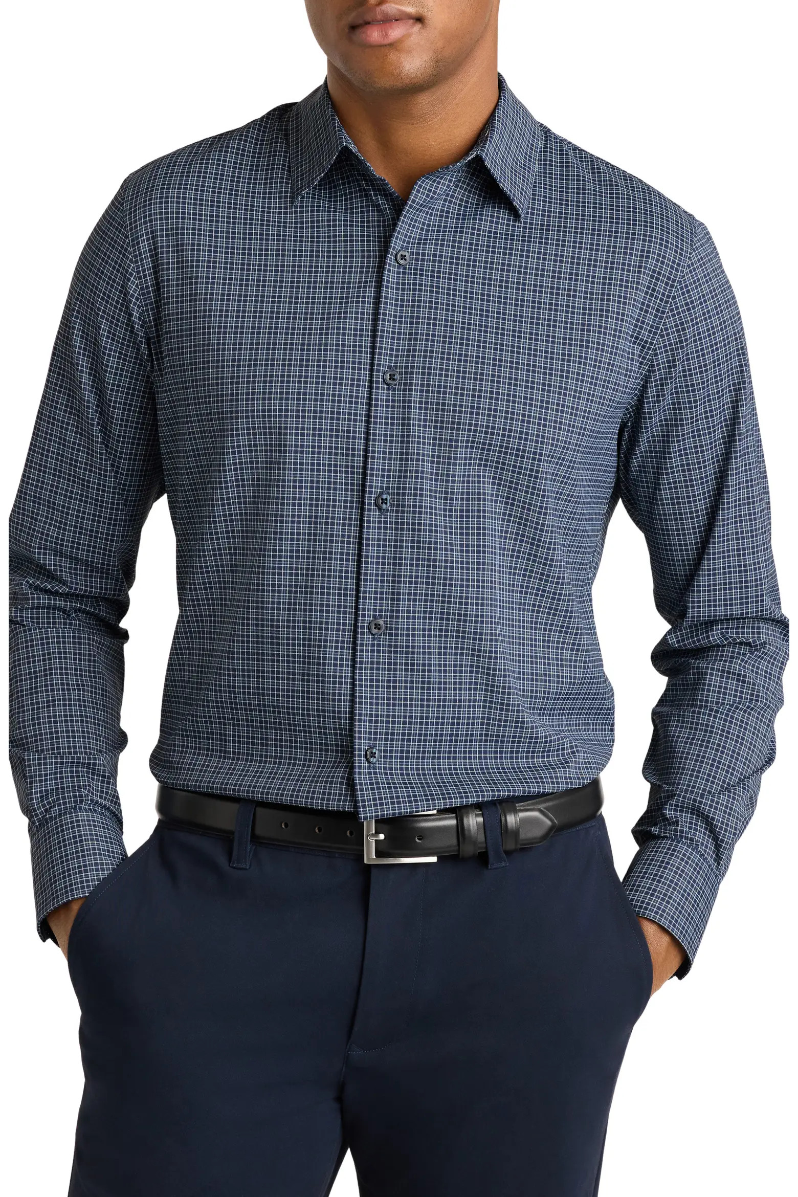 Bonobos Tech Slim Fit Plaid Performance Button-Up Shirt (Men) | Nordstrom | Nordstrom