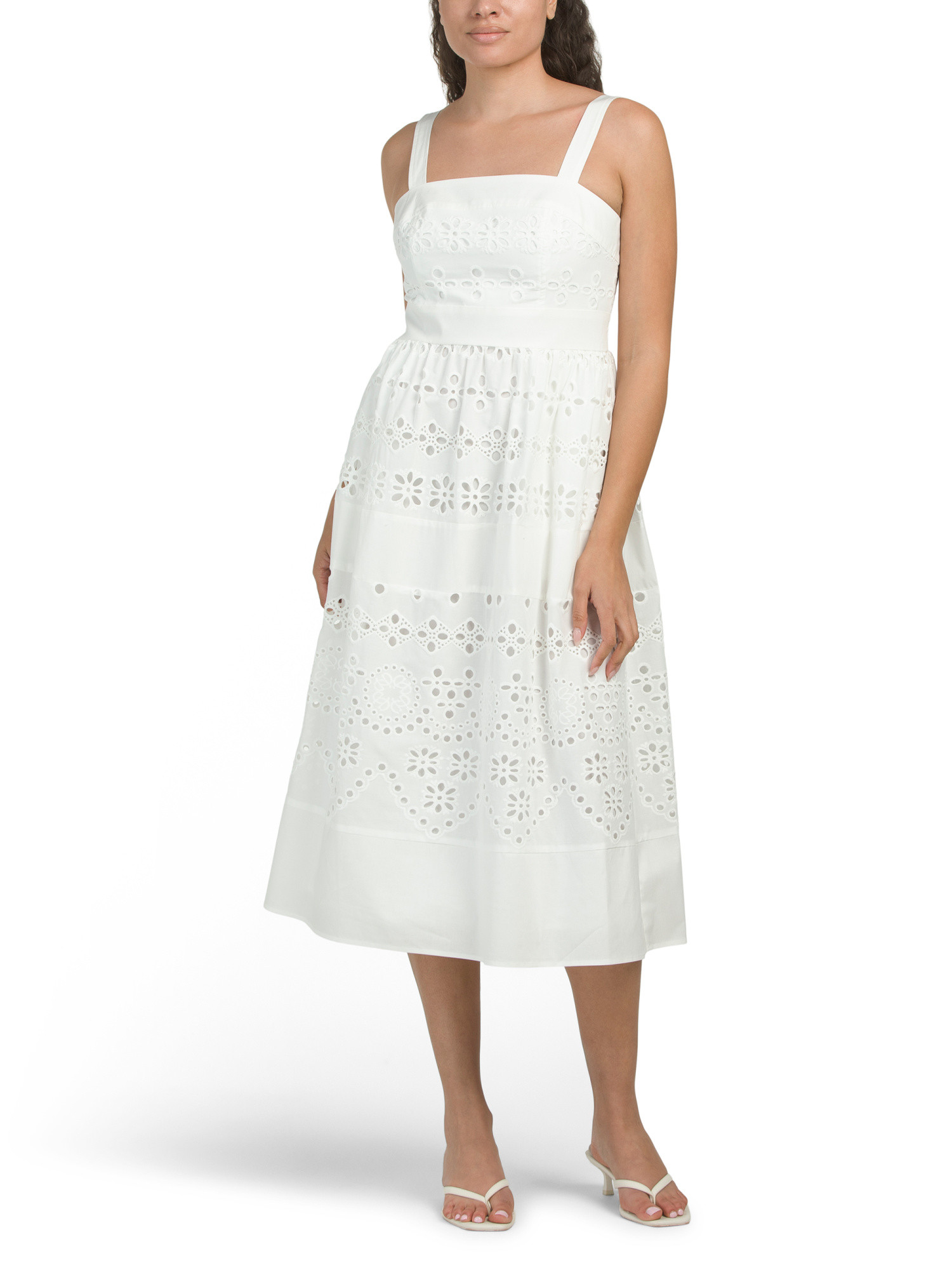 Eyelet Midi Dress | TJ Maxx
