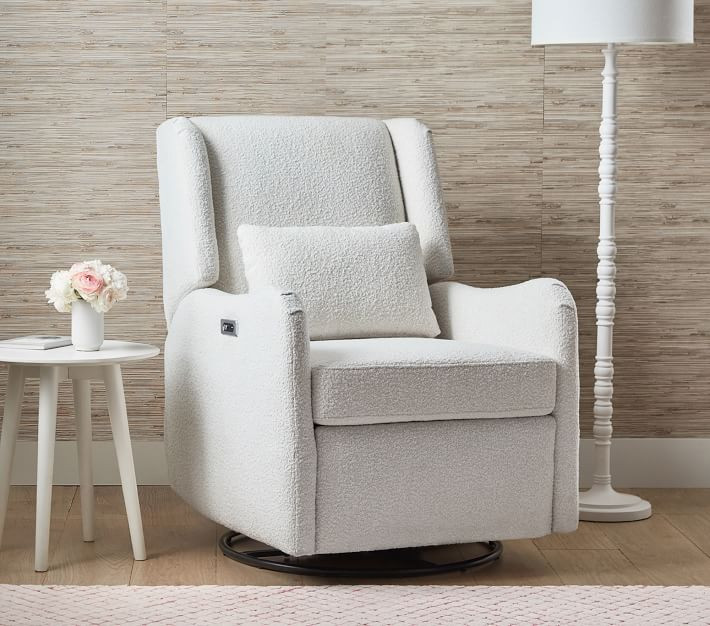 Merced Manual & Power Swivel Glider Recliner | Pottery Barn Kids