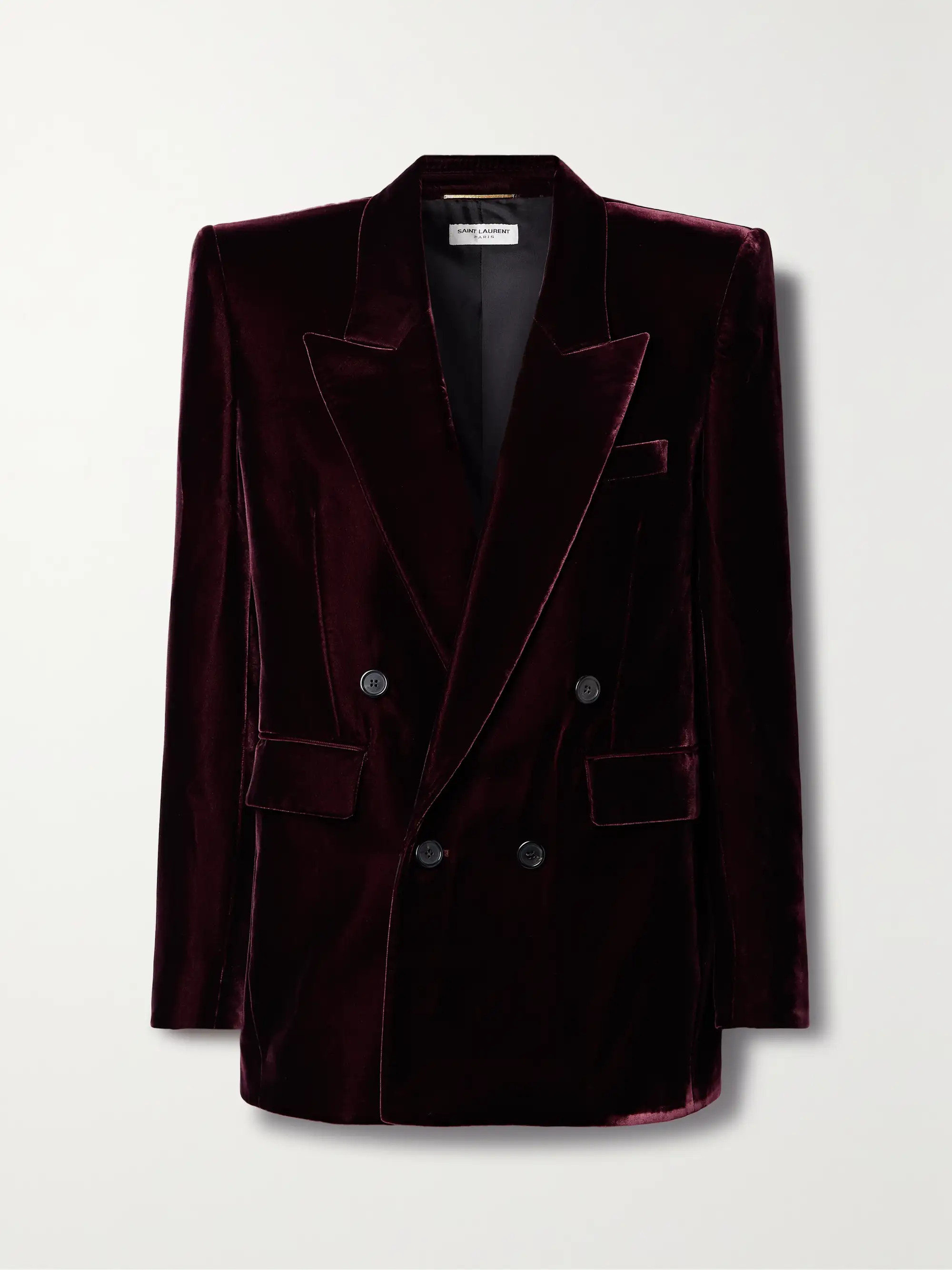 Double-breasted velvet blazer | NET-A-PORTER (US)