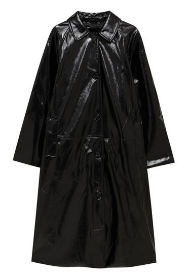 Trench vinyle | PULL and BEAR FR