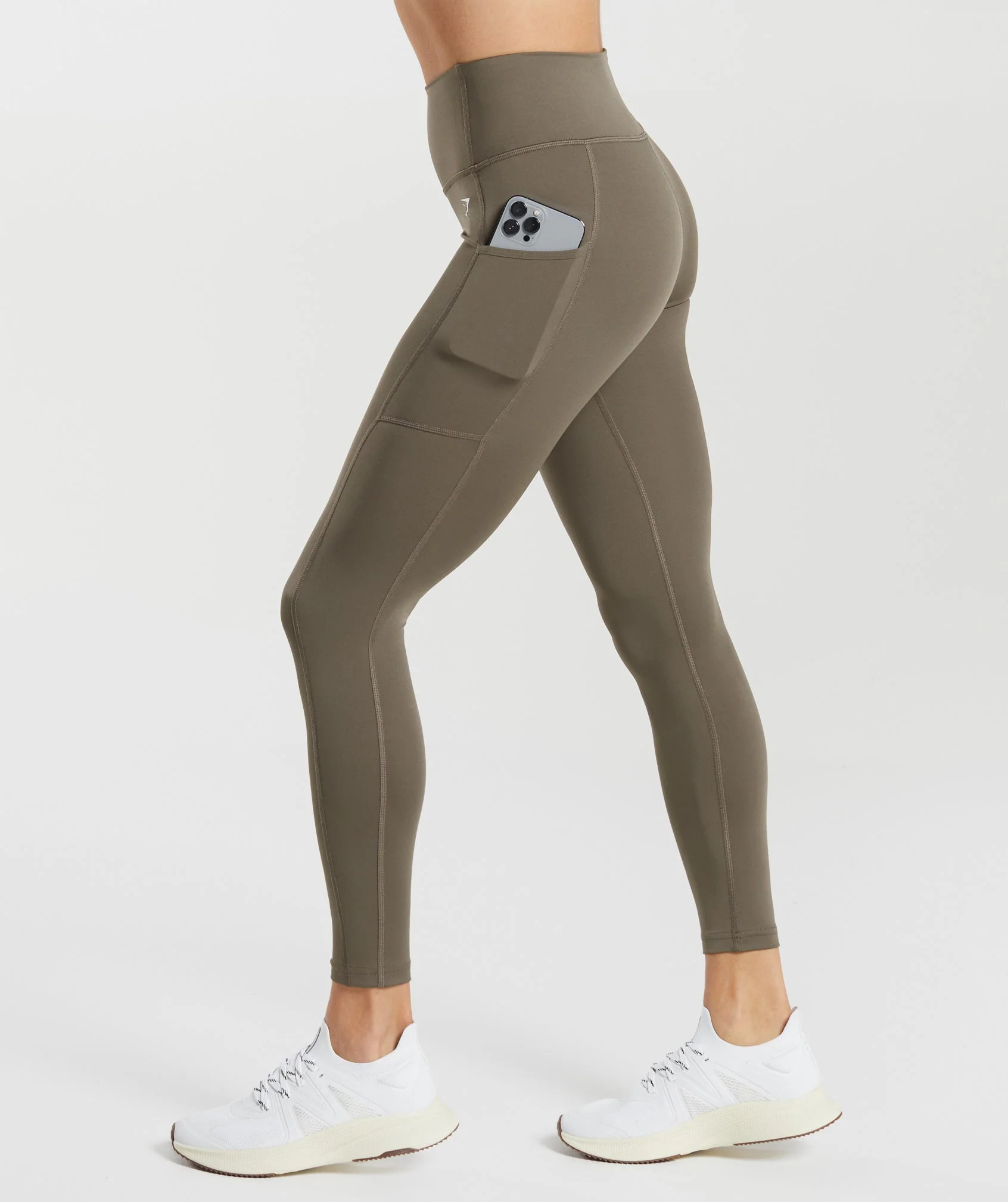 Gymshark Pocket Leggings - Camo Brown | Gymshark US