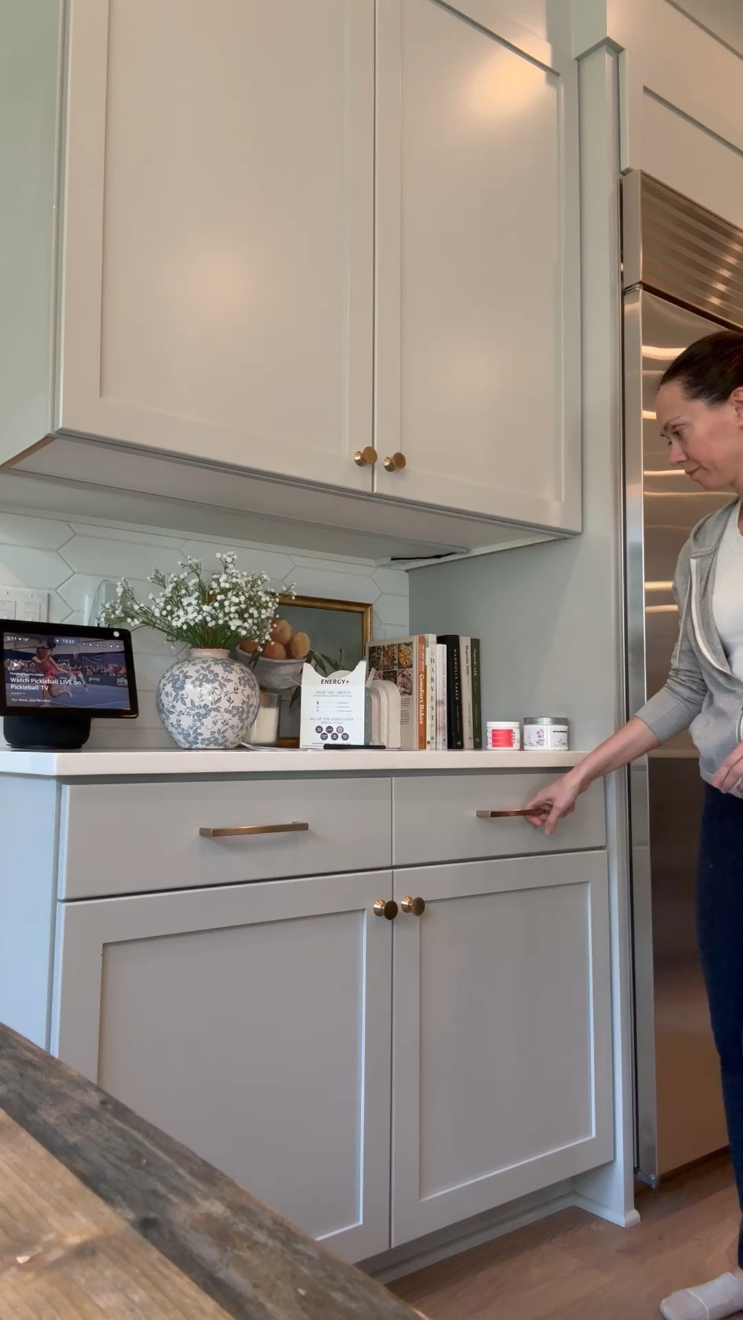 Placemat organizer. Save space by sticking it to the back of cabinet doors instead of using a whole drawer. 

#LTKHome #LTKFamily