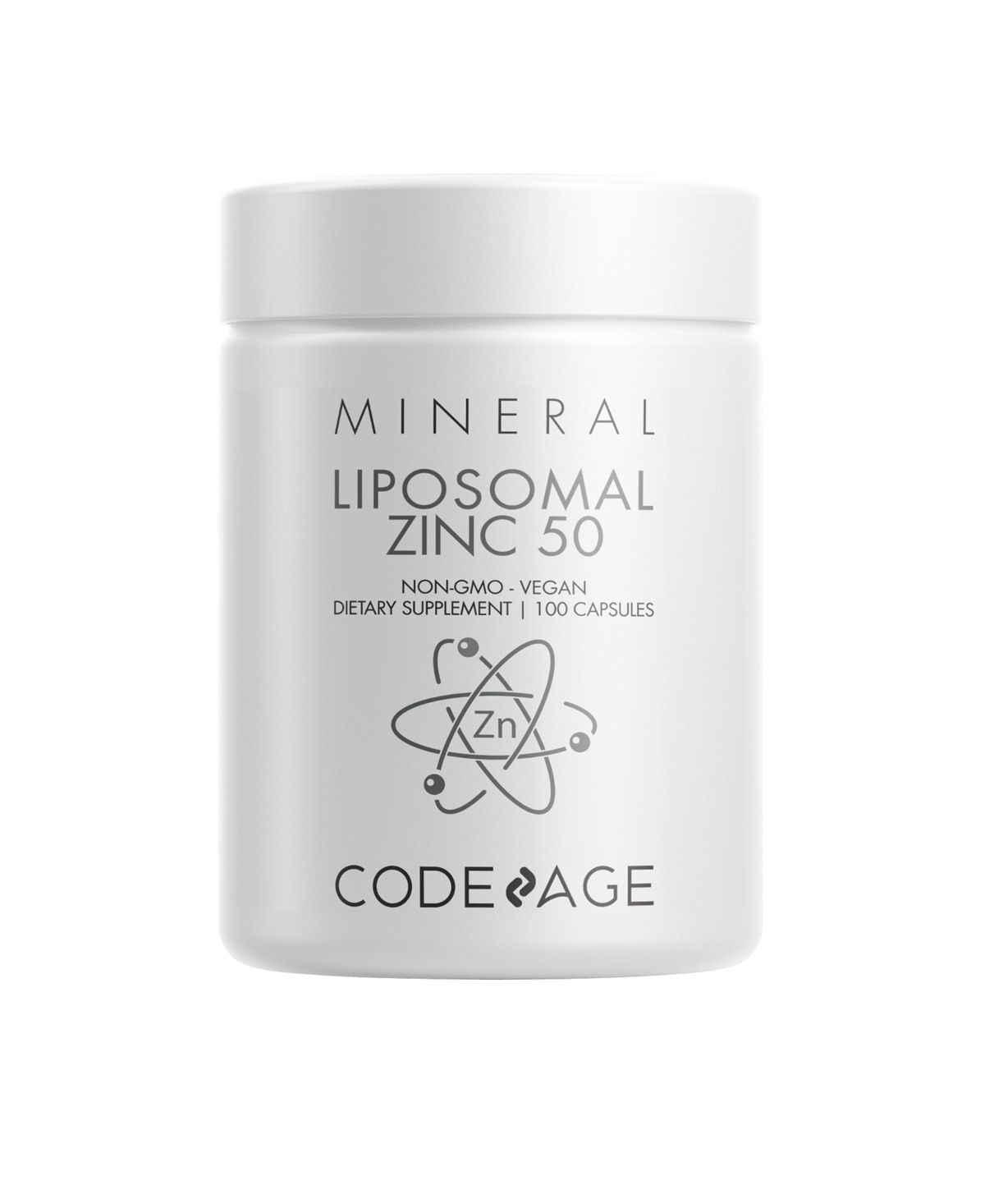 Codeage Liposomal Zinc 50 mg, Zinc Gluconate Essential Mineral Vegan Supplement - 100ct | Macys (US)
