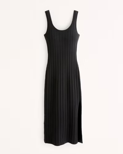 Ribbed Midi Sweater Dress | Abercrombie & Fitch (US)