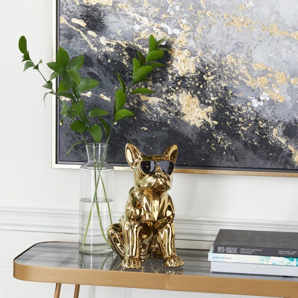 Gottfriede Ceramic French Bulldog | Wayfair Professional